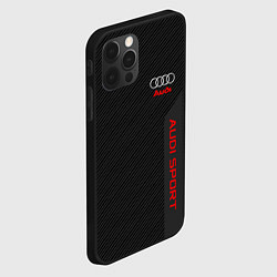 Чехол для iPhone 12 Pro Audi: Sport Line, цвет: 3D-черный — фото 2