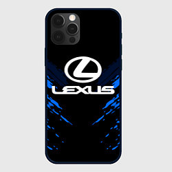 Чехол для iPhone 12 Pro Lexus: Blue Anger, цвет: 3D-черный