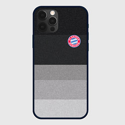 Чехол iPhone 12 Pro ФК Бавария: Серый стиль