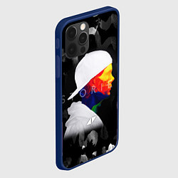 Чехол для iPhone 12 Pro Avicii: Stories, цвет: 3D-тёмно-синий — фото 2