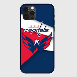 Чехол для iPhone 12 Pro Washington Capitals, цвет: 3D-черный