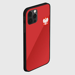 Чехол для iPhone 12 Pro Poland Team: Away WC-2018, цвет: 3D-черный — фото 2