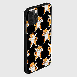 Чехол для iPhone 12 Pro Foxes Dab, цвет: 3D-черный — фото 2