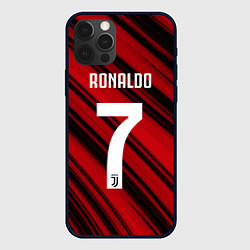 Чехол для iPhone 12 Pro Ronaldo 7: Red Sport, цвет: 3D-черный