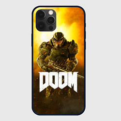 Чехол для iPhone 12 Pro DOOM: Soldier, цвет: 3D-черный