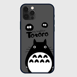 Чехол для iPhone 12 Pro Тоторо рядом, цвет: 3D-черный