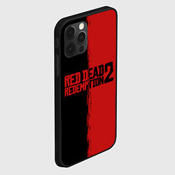 Чехол для iPhone 12 Pro RDD 2: Black & Red, цвет: 3D-черный — фото 2