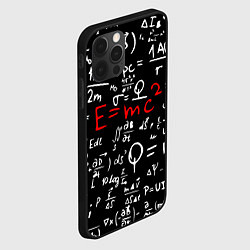 Чехол для iPhone 12 Pro E=mc2: Black Style, цвет: 3D-черный — фото 2