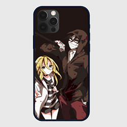 Чехол для iPhone 12 Pro Angels of Death, цвет: 3D-черный