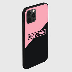 Чехол для iPhone 12 Pro Black Pink, цвет: 3D-черный — фото 2