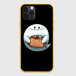 Чехол для iPhone 12 Pro Be my Boo, цвет: 3D-желтый