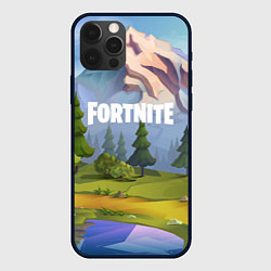 Чехол для iPhone 12 Pro Fortnite: Forest View, цвет: 3D-черный