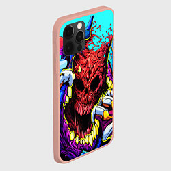 Чехол для iPhone 12 Pro CS:GO Hyper Beast, цвет: 3D-светло-розовый — фото 2