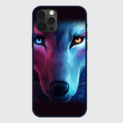 Чехол для iPhone 12 Pro Волчий взгляд, цвет: 3D-черный