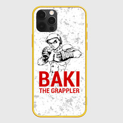 Чехол для iPhone 12 Pro Baki the Grappler, цвет: 3D-желтый