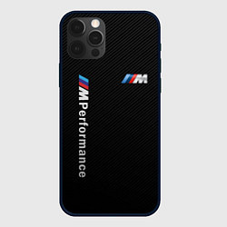 Чехол iPhone 12 Pro BMW M PERFORMANCE CARBON КАРБОН