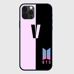 Чехол для iPhone 12 Pro BTS V, цвет: 3D-черный