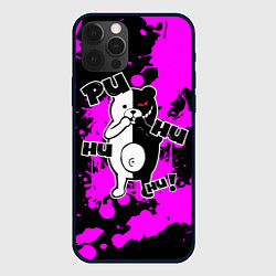 Чехол для iPhone 12 Pro MONOKUMA Puhuhuhu, цвет: 3D-черный