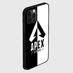 Чехол для iPhone 12 Pro Apex Legends: Black & White, цвет: 3D-черный — фото 2