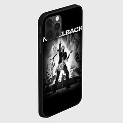 Чехол для iPhone 12 Pro Nickelback Rock, цвет: 3D-черный — фото 2