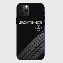 Чехол для iPhone 12 Pro Mercedes AMG: Street Racing, цвет: 3D-черный