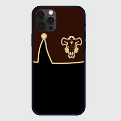 Чехол для iPhone 12 Pro Черный Клевер: Мантия, цвет: 3D-черный