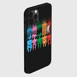 Чехол для iPhone 12 Pro My Hero Academia герои, цвет: 3D-черный — фото 2