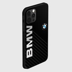 Чехол для iPhone 12 Pro BMW, цвет: 3D-черный — фото 2