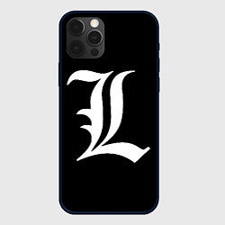 Чехол для iPhone 12 Pro DEATH NOTE ТЕТРАДЬ СМЕРТИ L, цвет: 3D-черный