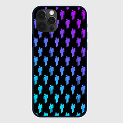 Чехол для iPhone 12 Pro Billie Eilish: Neon Pattern, цвет: 3D-черный