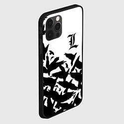 Чехол для iPhone 12 Pro L letter bird, цвет: 3D-черный — фото 2