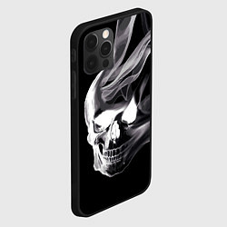 Чехол для iPhone 12 Pro Wind - smoky skull, цвет: 3D-черный — фото 2