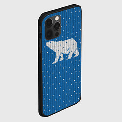 Чехол для iPhone 12 Pro Свитер с медведем, цвет: 3D-черный — фото 2