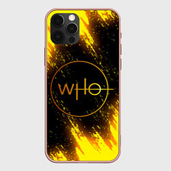 Чехол для iPhone 12 Pro DOCTOR WHO, цвет: 3D-светло-розовый