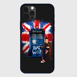 Чехол для iPhone 12 Pro Doctor Who: Bad Wolf, цвет: 3D-черный