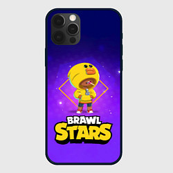 Чехол для iPhone 12 Pro Brawl Stars Leon, цвет: 3D-черный
