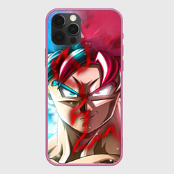 Чехол для iPhone 12 Pro Dragon Ball, цвет: 3D-малиновый