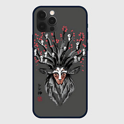 Чехол для iPhone 12 Pro Princess Mononoke, цвет: 3D-черный