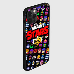 Чехол для iPhone 12 Pro BRAWL STARS, цвет: 3D-черный — фото 2