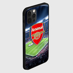 Чехол для iPhone 12 Pro FC Arsenal, цвет: 3D-черный — фото 2