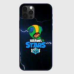 Чехол для iPhone 12 Pro BRAWL STARS LEON, цвет: 3D-черный