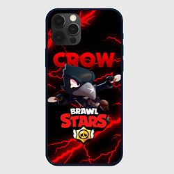 Чехол для iPhone 12 Pro BRAWL STARS CROW, цвет: 3D-черный