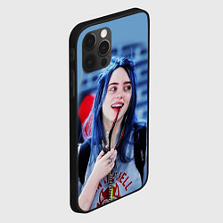 Чехол для iPhone 12 Pro BILLIE EILISH, цвет: 3D-черный — фото 2