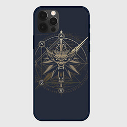 Чехол для iPhone 12 Pro Ведьмак 3: Дикая Охота, цвет: 3D-черный