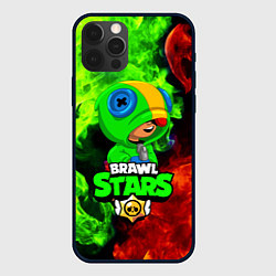 Чехол для iPhone 12 Pro BRAWL STARS LEON, цвет: 3D-черный