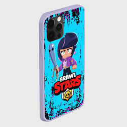 Чехол для iPhone 12 Pro BRAWL STARS BIBI, цвет: 3D-светло-сиреневый — фото 2