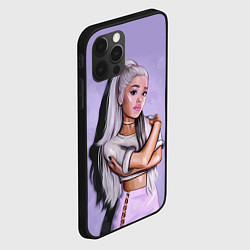 Чехол для iPhone 12 Pro Ariana Grande Ариана Гранде, цвет: 3D-черный — фото 2