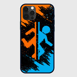 Чехол для iPhone 12 Pro PORTAL, цвет: 3D-черный