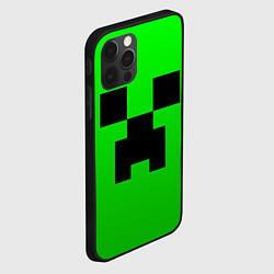 Чехол для iPhone 12 Pro MINECRAFT, цвет: 3D-черный — фото 2