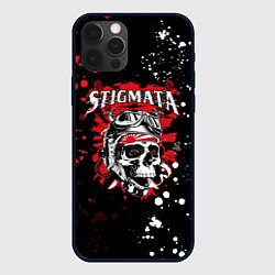 Чехол для iPhone 12 Pro Stigmata, цвет: 3D-черный